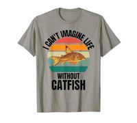 Retro Cute Catfish I Can't Imagine Life Without Catfish T-Shirt