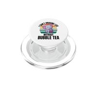 Retro Cute Elephant I Can't Imagine Life Without Bubble Tea PopSockets PopGrip for MagSafe