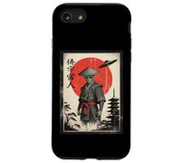 Retro Cyberpunk Samurai Japan Anime Alien Ukiyo-e Funny Art Case for iPhone SE (2020) / 7/8