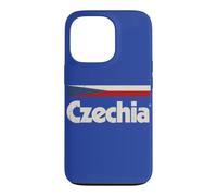 Retro Czechia Flag Czech Republic Blue Cesko Case for iPhone 13 Pro