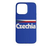 Retro Czechia Flag Czech Republic Blue Cesko Case for iPhone 15 Pro Max