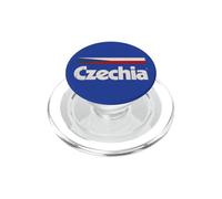 Retro Czechia Flag Czech Republic Blue Cesko PopSockets PopGrip for MagSafe