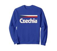 Retro Czechia Flag Czech Republic Blue Cesko Sweatshirt