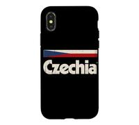 Retro Czechia Flag Czech Republic Cesko Case for iPhone X/XS