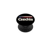 Retro Czechia Flag Czech Republic Cesko PopSockets Adhesive PopGrip