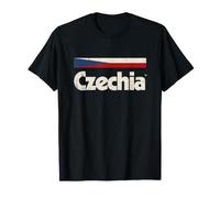 Retro Czechia Flag Czech Republic Cesko T-Shirt
