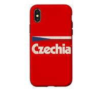 Retro Czechia Flag Czech Republic Red Cesko Case for iPhone X/XS