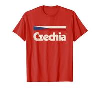 Retro Czechia Flag Czech Republic Red Cesko T-Shirt