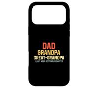 Retro Dad Great Grandpa I Just Keep Getting Promoted Case for iPhone 17 Pro Max
