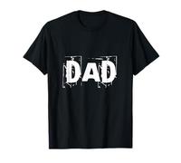 Retro Daddy Vintage Dad Word Dad Quotes One Word Dad T-Shirt
