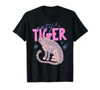 Retro Daisy Easy Sun-Kissed Tiger Floatie Chill Summer Beach T-Shirt