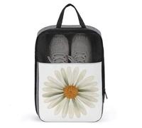 Retro Daisy Flower Shoe Bag for Travel Daily Use Anti-dust Storage Carrier Golf Shoe Pouch