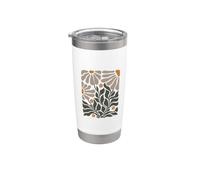 Retro Daisy Flowers Boho Floral Style for Cottagecore Lovers Stainless Steel Insulated Tumbler