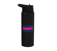 Retro Dance I Love Dancing Dancer Student Dance Teacher Stainless Steel Insulated Water Bottle