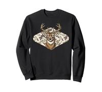 Retro Deer Hunting Buck Old School Camo Funny Hunting Season Sweatshirt