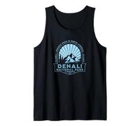 Retro Denali National Park and Preserve Alaska USA Retro Sun Tank Top