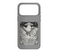Retro Desert Encounters Arizona UFO Cowboy Roadrunner Case for iPhone 17 Pro Max