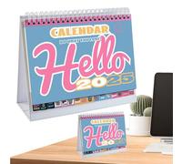 Retro Desk Calendar, Vintage Calendar, Permanent Calendar - Calendar September 2024 - December 2025 Planner for Easy Organization