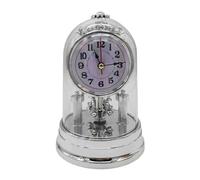 Retro Desk Clock Antique European Decorative Table Quiet Alarm Clock With Clear Cover Mantel Decors