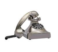 Retro Dial Phone, Phone Old Fashion Telephone TelPal Corded Telephones Vintage Antique Desktop Classic 1980's Landline Phones,with 3 Tel-Wires,for Home Schools, Office Buildings Decor