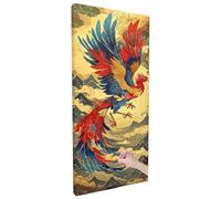 Retro Diamond Art Kits Adults, Phoenix Diamond Painting Kit with Square Full Drill, 5D DIY Crystal Art, Cross Stitch Painting Set for Christmas Gifts and Autumn Decorations, Room Decor 250x100cm B-0