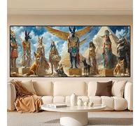 Retro Diamond Art Painting, 5D God Diamond Painting kit, Large 120x60cm/24x48in Dimond Art for Adults, DIY Crystal Art Gem Cross Stitch Embroidery Crafts, Hobbies for Adults Women, Home Decor 0R-144