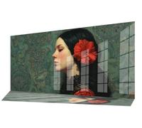 Retro Diamond Painting Princess Large Diamond Art for Adults 140x70cm, DIY Craft Kits for Beginners Crystal Embroidery Canvas Mosaic Paintings for Home Wall Decor, Hobbies for Adults Women Gifts C-630