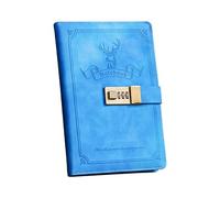 Retro Diary Notebook PU Leather Journal with Password and 200 Pages for Daily Writing Journaling and Note Taking Password Diary Notebook
