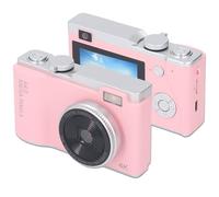 Retro Digital Camera 1080P, 48MP Digital Point and Shoot Camera Vintage, FHD Vlogging Camera Selfie Camera - 2.4in HD Screen, 16X Digital Zoom, Front & Rear Dual Lens (Roseate)