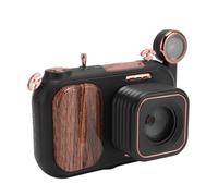 Retro Digital Camera, 50X Digital Zoom 96MP WiFi UHD Digital Camera with Full Color Night Vision and Star Sky Effect, 3.5inch Screen, Built In 64G, for Travel