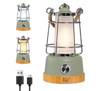 Retro Dimmable Lantern - Sage Green