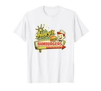 Retro Diner Sign Art Henry’s Hamburgers T-Shirt