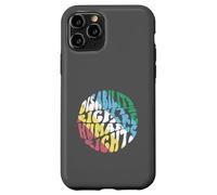 Retro Disability Rights Are Human Rights Disabled Pride Flag Case for iPhone 11 Pro