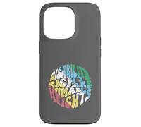Retro Disability Rights Are Human Rights Disabled Pride Flag Case for iPhone 13 Pro