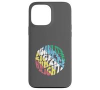 Retro Disability Rights Are Human Rights Disabled Pride Flag Case for iPhone 13 Pro Max