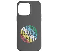 Retro Disability Rights Are Human Rights Disabled Pride Flag Case for iPhone 14 Pro Max