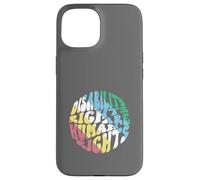 Retro Disability Rights Are Human Rights Disabled Pride Flag Case for iPhone 15