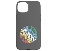 Retro Disability Rights Are Human Rights Disabled Pride Flag Case for iPhone 15 Plus