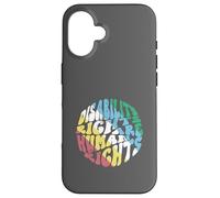 Retro Disability Rights Are Human Rights Disabled Pride Flag Case for iPhone 16