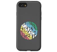 Retro Disability Rights Are Human Rights Disabled Pride Flag Case for iPhone SE (2020) / 7/8
