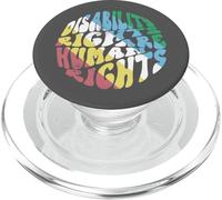 Retro Disability Rights Are Human Rights Disabled Pride Flag PopSockets PopGrip for MagSafe