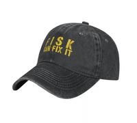 Retro Distressed Baseball Cap Fisk can fix it Daredevil Born Again 2024 Cowboy Hat Foam Party Hat Boy Women's Black