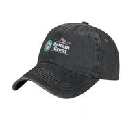Retro Distressed Baseball Cap Reform UK Let's Make Britain Great Cowboy Hat Hat Man for The Sun Military Tactical Cap Foam Party Hat Golf Women Men's Black