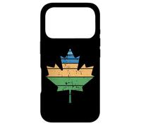 Retro Distressed Maple Leaf Canada Pride Design Case for iPhone 17 Pro