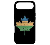 Retro Distressed Maple Leaf Canada Pride Design Case for iPhone Air