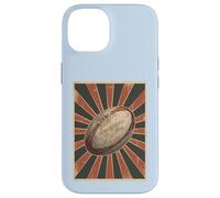 Retro Distressed Rugby Ball Old School Sport Fan Case for iPhone 14