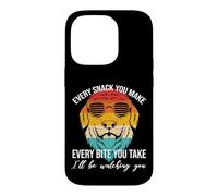 Retro Dog Design - Every Bite You Take, I'll Be Watching You Case for iPhone 14 Pro