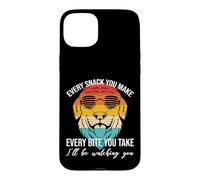 Retro Dog Design - Every Bite You Take, I'll Be Watching You Case for iPhone 15 Plus