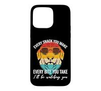 Retro Dog Design - Every Bite You Take, I'll Be Watching You Case for iPhone 15 Pro Max