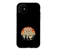 Retro Dog Mum Vintage Sunset Graphic Case for iPhone 11